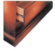 Hale Manufacturing Solid wood CD or Lateral File drawer options for your Hale Bookcase