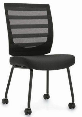 Offices To Go™ Luxhide Guest Chair , OTG10706B