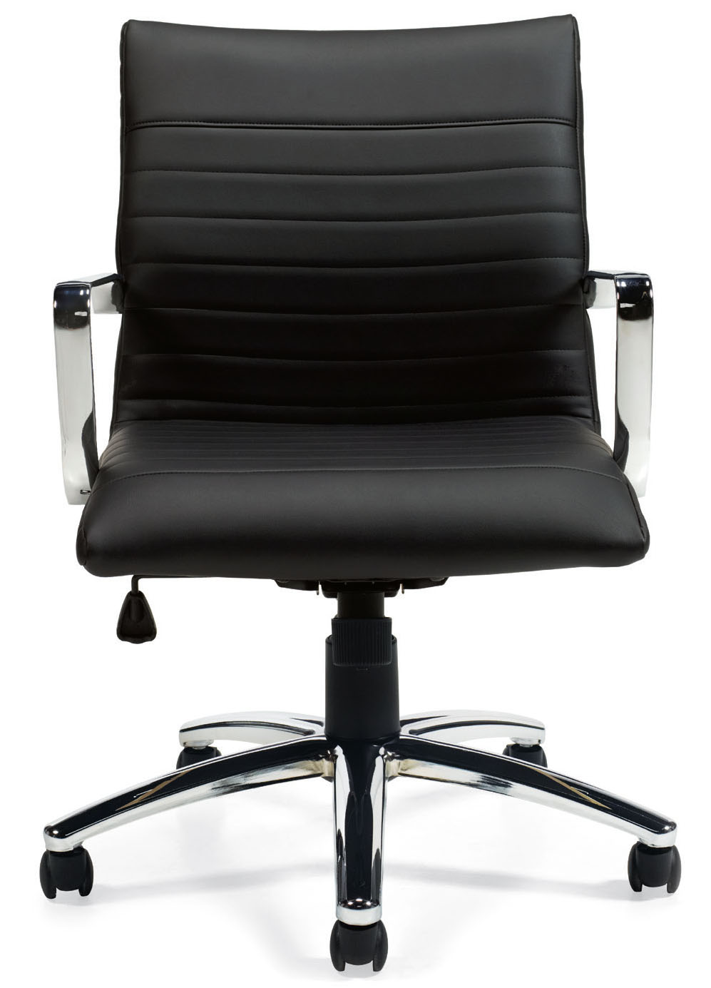 Offices To Go™ Mid Back Luxhide Executive Chair, OTG11734B