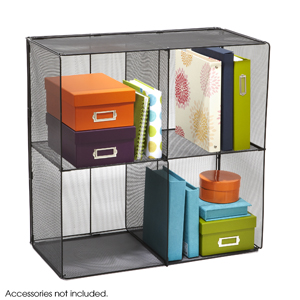 Safco Onyx™ Mesh Cubes, 2172BL
