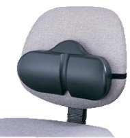 Safco SoftSpot Lumbar Roll Backrest, 7150BL