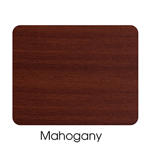 Safco wood mahogany laminate