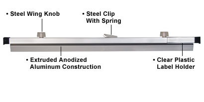 Brookside Design Vertical File Systems, Hanging Clamp 