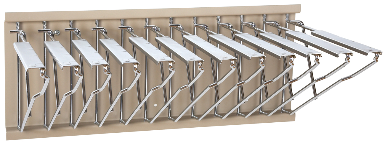 Brookside Design Vertical File Systems, Wall Rack with 12 Pivot Hangers