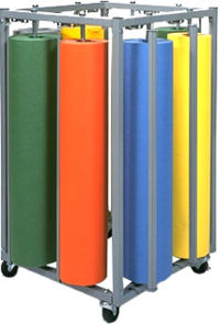 Vertical Paper Rack, 8 roll Square