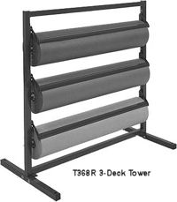 Three Deck Tower Paper Dispenser, Bulman Products, T368R