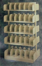 Estey divider shelving