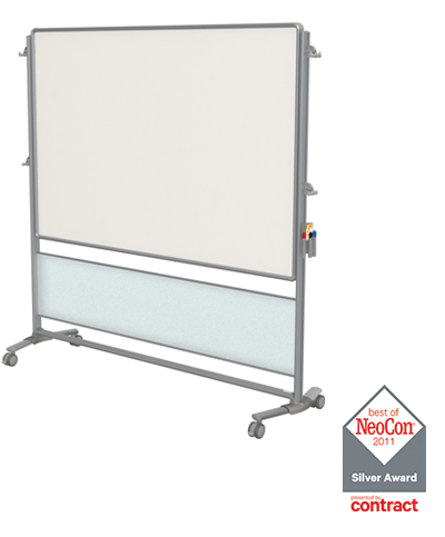 Ghent Nexus Double-Sided Mobile Markerboard IdeaWall, NEX206MW-CM, NEX206MW-EM, NEX206MW-PM, NEX206MW-SM