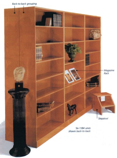 1100 New York Series Beveled Book Cases