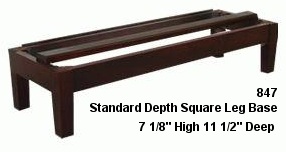 Hale Manufacturing 847 Standard Depth Square Leg Base