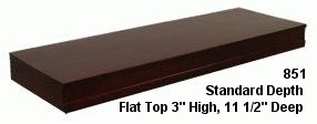Hale Manufacturing 851 Standard Depth Flat Top Shelf