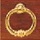 Hale Manufacturing Polished Gold Round Door Pull