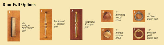 Hale Manufacturing Door Pull Options