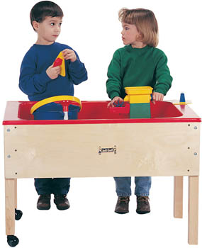 Sensory Table with Shelf