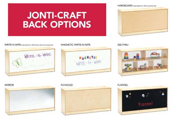 Jonti-Craft Back Options