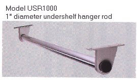 Under-shelf Closet Hanger Rods