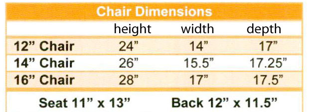 Chair Dimensions