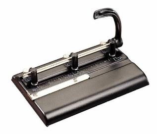 Master 1000 Series Adjustable 32-Sheet 3-Hole Paper Punches