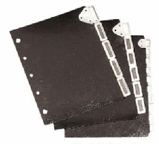 Card Rack Blank Index Set