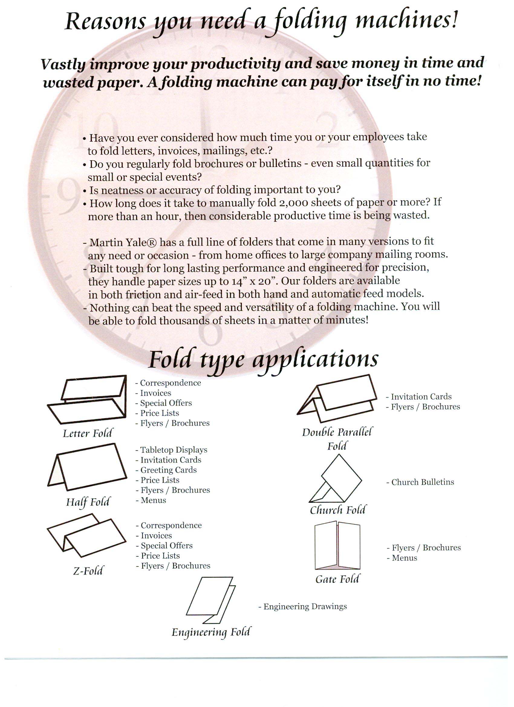 Reasons You Need a Folding Machine