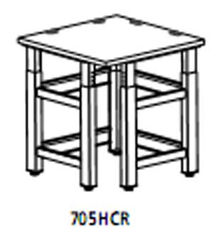 TechWorks™ Corner Table, 705HCR