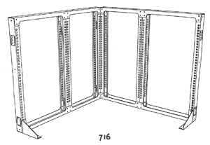 Mayline TechWorks Upper Corner Frame 713