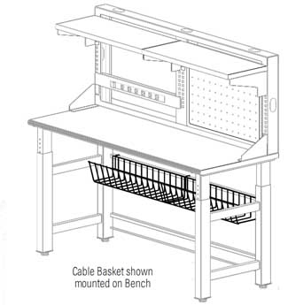 Mayline TechWorks Cable Baskets