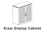 Mayline Aberdeen Glass Display Cabinet