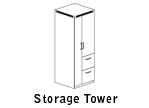 Mayline Aberdeen Personal Storage Tower