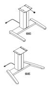 Mayline Height-Adjustable Tables, E-Series Base