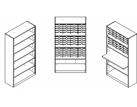 Mayline Mailflow-to-Go Cabinets