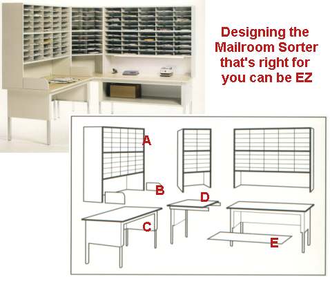 Mayline Mailroom Workstations