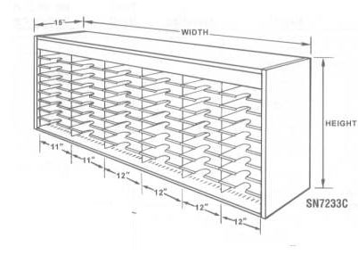 Mayline Open Back Mail Sorters