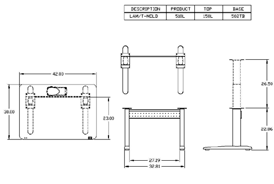 Mayline XR-Series Specifications 510L