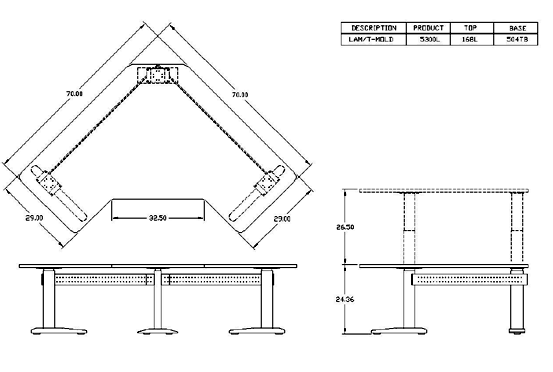 Mayline XR Series Specifications 5300L