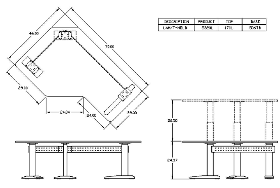 Mayline XR Series Specifications 5320L