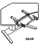 Mayline Height-Adjustable Tables, E-Series Curved Corner Dual Surface with DataCenter Keyboard Mechanism