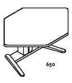 Mayline Height-Adjustable Tables, E-Series Single Surface Corner Unit