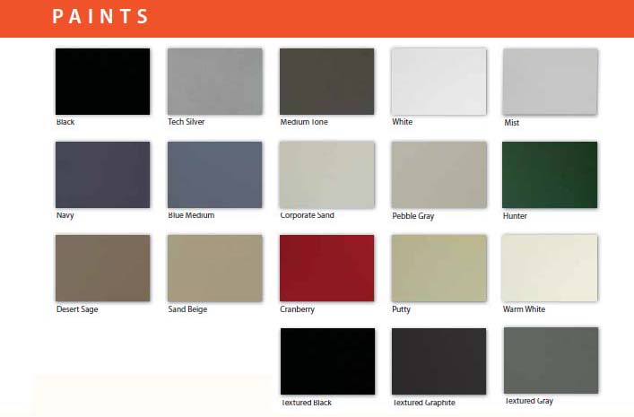 Mayline Ranger Paint Colors