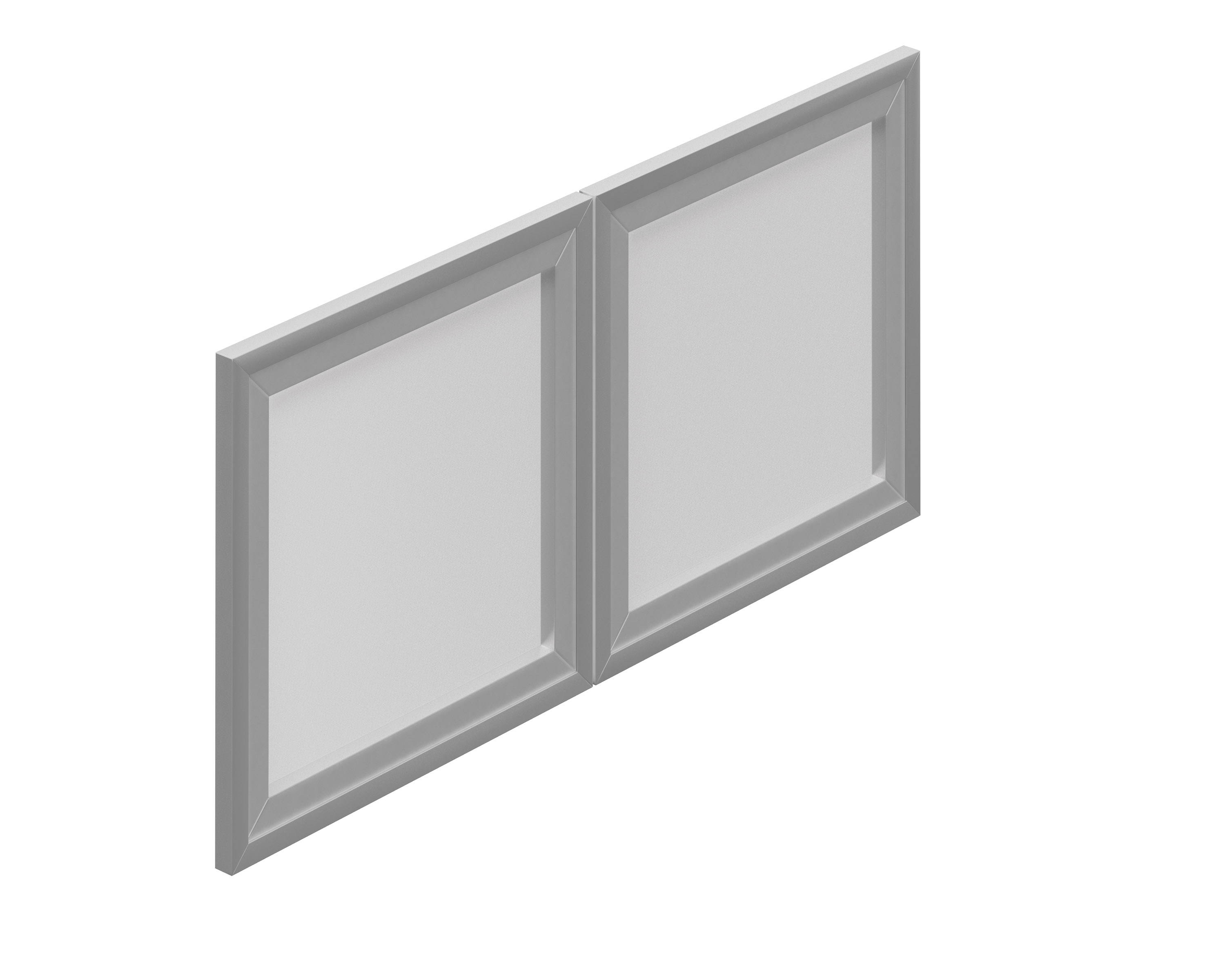 Offices To Go Superior Laminate SL36SIDR Silver Doors for SL36HO and SL36WC