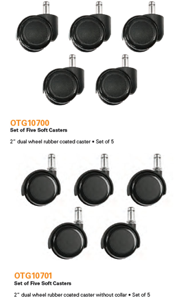 Offices To Go™ Soft Casters, OTG10700 and OTG10701