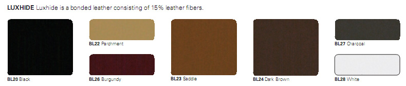 Office To Go™, Luxhide Color Options