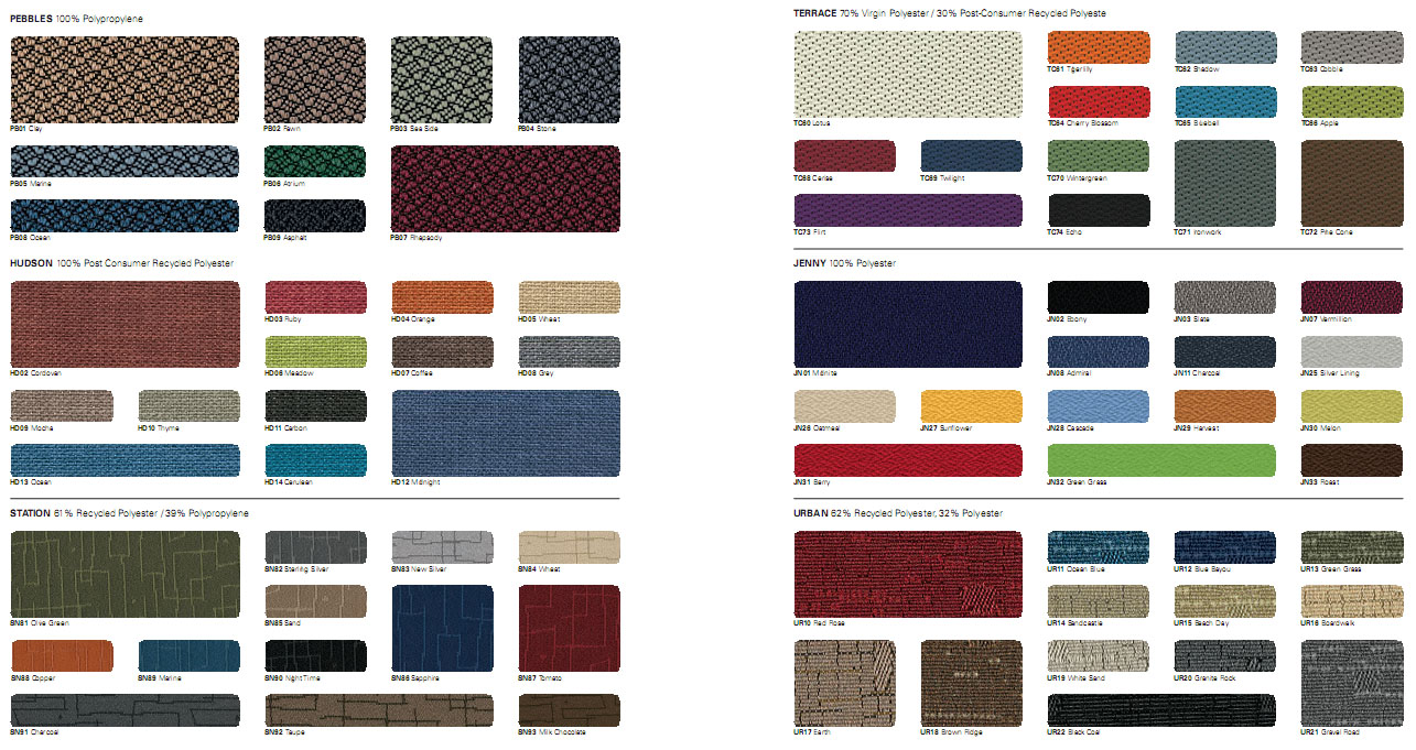 Offices To Go™ Seating Fabric Options