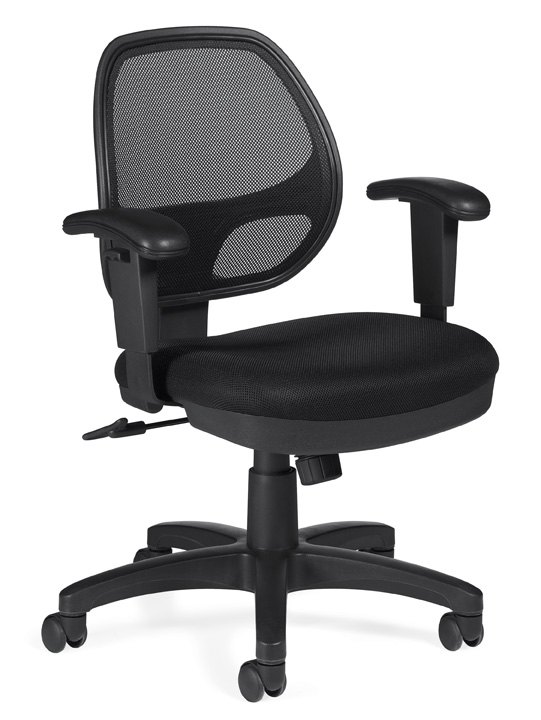 Offices To Go™ Mesh Manager Chair, OTG11647B