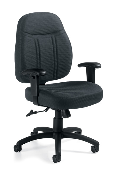 Offices To Go™ Mid Back Tilter Chair with Arms, OTG11651