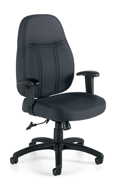 Offices To Go™ High Back Tilter Chair with Arms, OTG11652