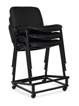 Offices To Go™ Stack Chair with Dolly, OTG11704