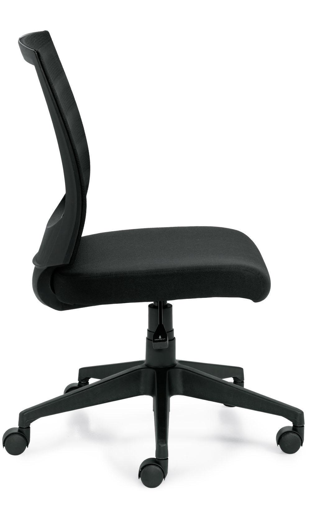 Offices To Go™ Mid  Back Armless Task Chair, OTG11922B