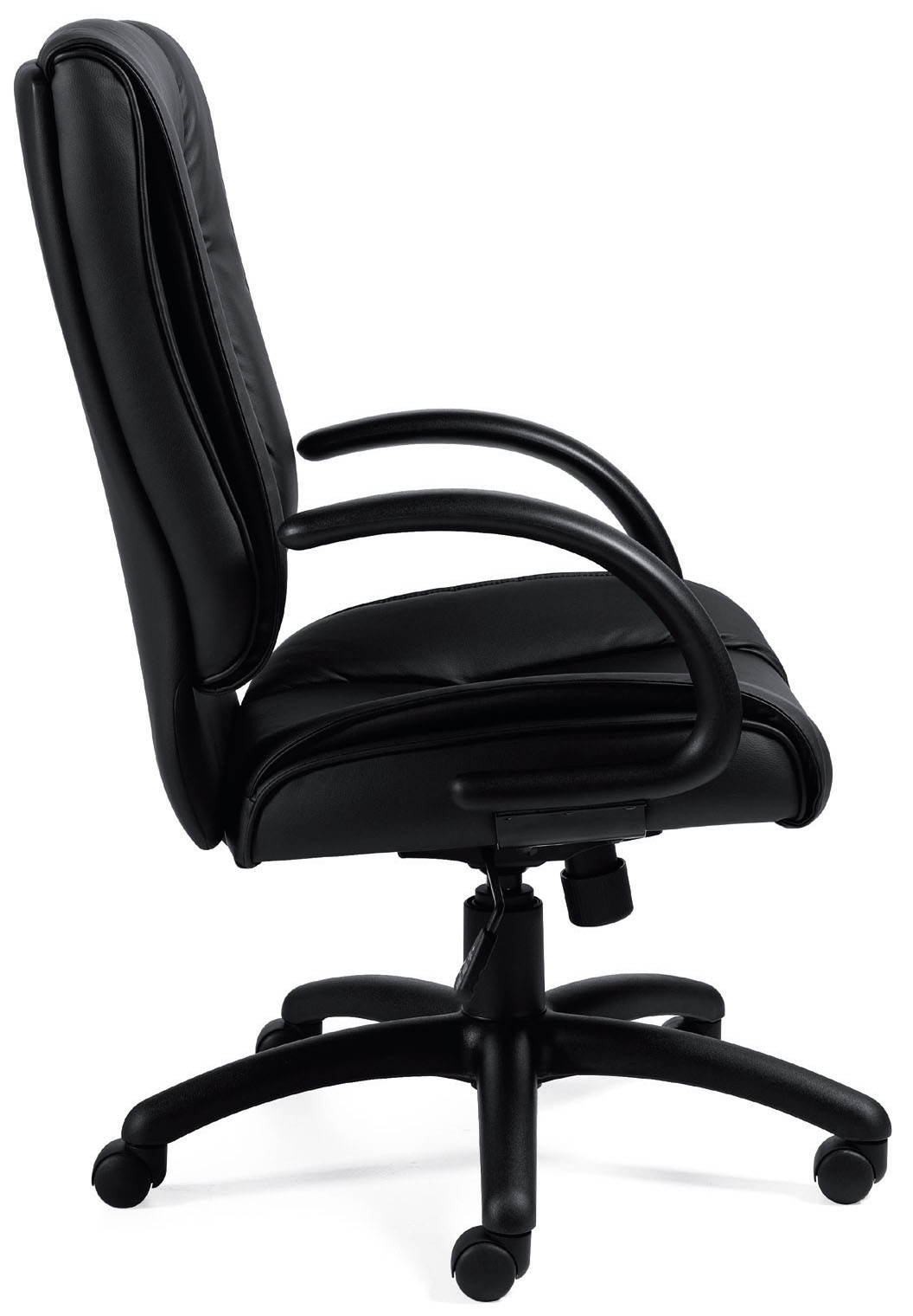 Offices To Go™ Luxhide Executive Chair with Reverse Curve Arms, OTG2700