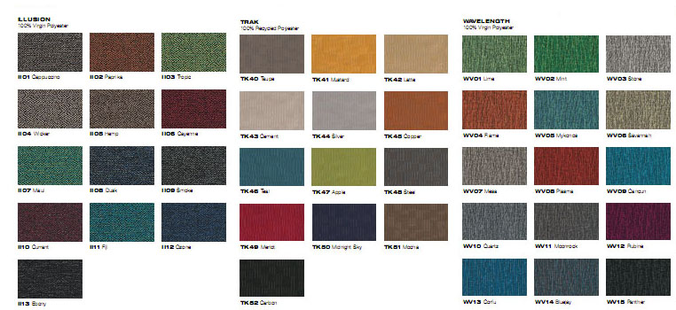 Offices To Go™ Seatring Fabric Options